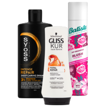 Alle Batiste, Syoss, Schwarzkopf of Gliss